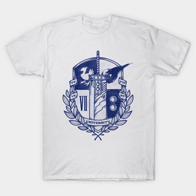 Final Fantasy VII University T-Shirt by Alundrart